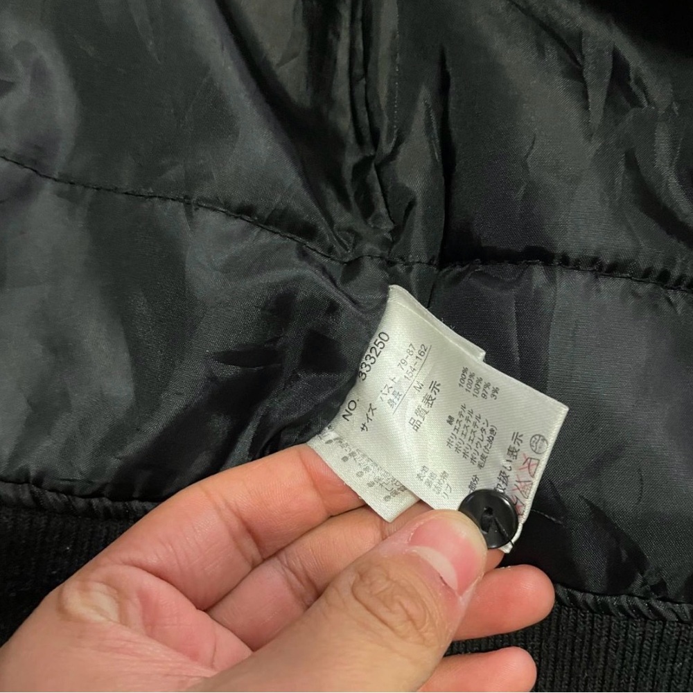 90ans Black Winter Parka Jacket with Faux Fur Hood - Medium - Picture 8 of 8